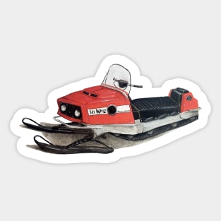 Ski Whiz snowmobile Sticker